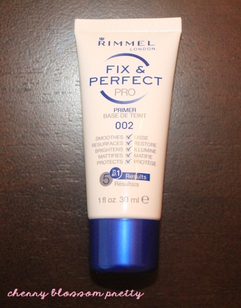 Rimmel Lodon Fix & Perfect Primer Pro 002